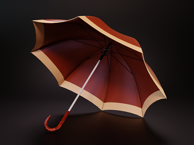 Umbrella 3d graphic design umbrella