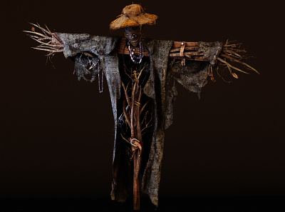Scarecrow 3d graphic design scarecrow