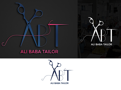Ali Baba Tailor logo 2dlogo 3dlogo app design icon illustration logo logodesigning logoexpert vector