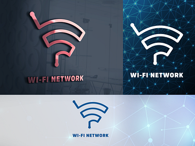wi-fi Network logo 2dlogo 3dlogo design illustration logo logodesigning logoexpert vector