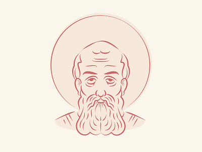Athanasius Of Alexandria ⛪ ancient christianity athanasius illustration red