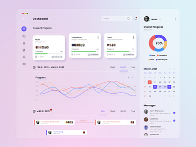 Task Management Web App Dashboard Light Mode dark dashboard dashboard design dashboard ui design light light mode minimal task task management ui ux