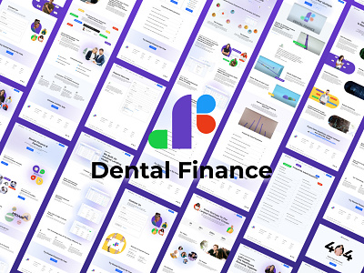 Dental Finance - redesign project agency dental platform design financing logo main page minimal platform redesign ui ui design ux ux design