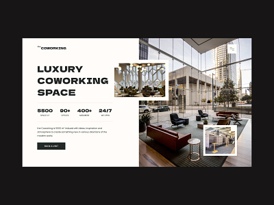 theCoworking - Main Page agency business coworking design dribbble interface main main page minimal space ui ui design uiux user experience ux web design website website design