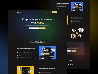 Effortless booking & appointment management - Landing Page agency app appointment management booking design landing page main page manager minimal ui ui design uiux ux ux design website