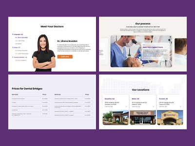 Dental Clinic - Info Block agency clinic dental clinic dentist design doctors main page medical medicine minimal our locations our proces price site ui ui design ux ux design website