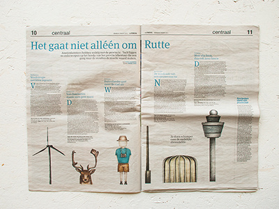 Statenverkiezingen amsterdam editorial illustration election het parool illustration