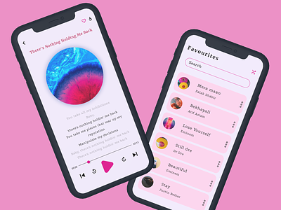 Music app user interface app app design design design ui listen songs mobile app mobile ui design music app music ui song app spotify duplicate ui