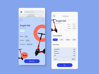 Scooter Rental Mobile App