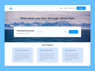 Search - Landing Page