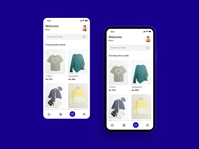 Trending app app design blue design branding dailyui design design ui dezele e commerce design feedback logo minimalistic design mobile app design mobile design ui ui designs uidesign userexperience ux