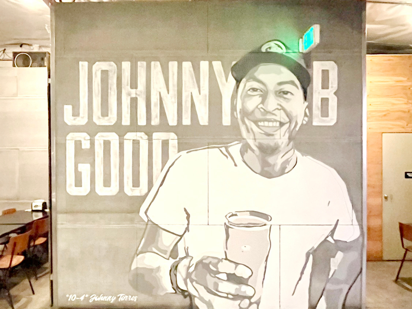 Johnny B Good Mural by Superlative Signs Perla G. on Dribbble
