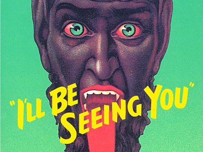 I'll be seeing you collage illustration typography