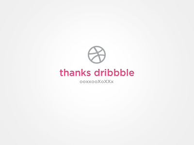 Thanks Dribbble dribbble graphic design