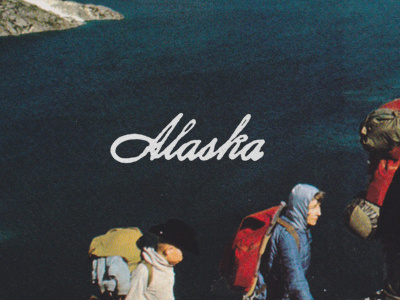 Alaska alaska graphic design print states type usa