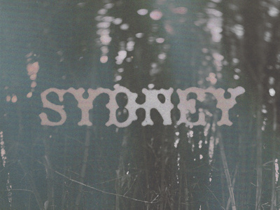 Sydney australia graphic design photography sydney texture typography