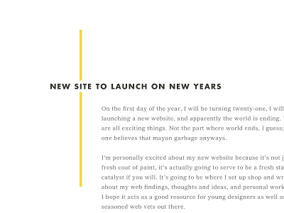 Launch Day css futura html web design website