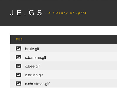 A Gif Database