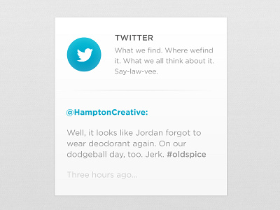 Social Cards design proxima nova twitter web web design