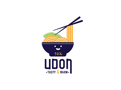 Udon flatdesign logo