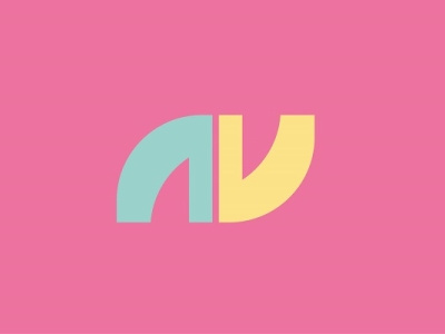 A + V Logo Design Concept letter letterlogo lettermark logo logo design