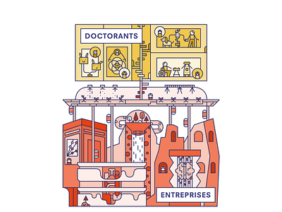 Robotics by Design Lab - Strate building p2 geometric illustration lineart robotics science