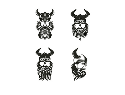 Viking Logo Exploration beard logo branding logo logo design vector viking logo viking warrior logo warrior logo