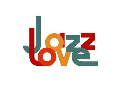 Love Jazz concept design jazz jazzlover lettering love music musical musiclover orchestra typography vector