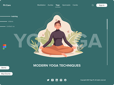 Yoga Website - UI Design