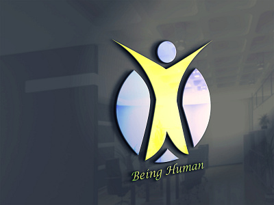 Being Human minimalist logo