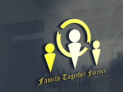 Family Together Forever design logo minimalist minimalist logo