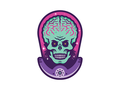 Martian Sticker