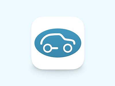 Oval Cars cab car icon ios iphone mobile oval taxi