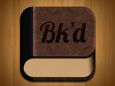 Bk'd Icon book icon iphone