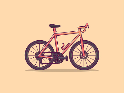 Bicycle Vector illustration bicycle branding cartoon chibi flat graphic design icon illustration logo ui vector