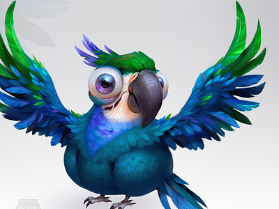 Parrot illustration parrot