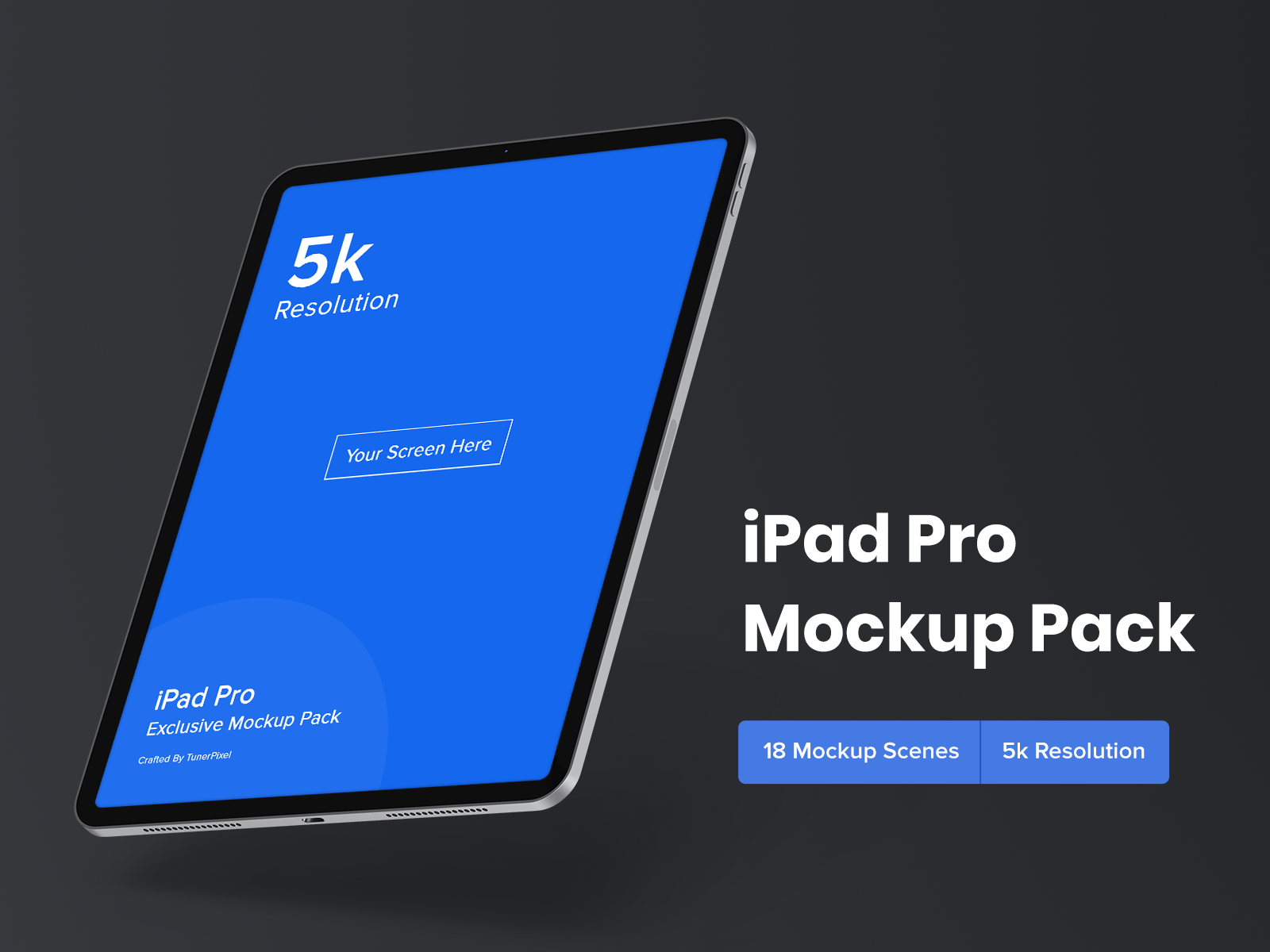 Download iPad Pro 2020 Mockup | 18 Mockups Scenes by Faridul Haque ...