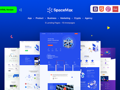 SpaceMax - Multipurpose HTML Landing page