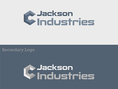 C Jackson Industries Branding branding design logo minimal