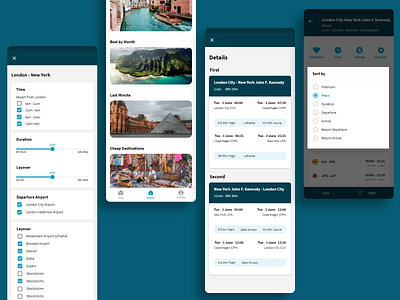 Flight/Hotel booking app UI Design airlines airplane design design app flight flight app flight booking flight ticket hotel booking minimal mobile app ticket travel travel app trip ui ui ux ui designer uidesign vacations