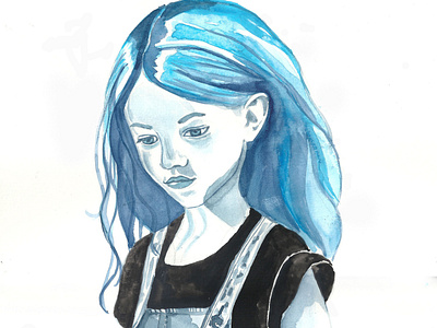 Blue girl