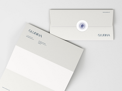 Glubina – logo and visual identify branding logo minimal typo typography