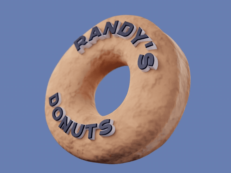 🍩 Tony's Donuts #03 - Randy’s Donut - NFT Collection 3d animation blender donut gif animation iron man opensea opensea nft sneptube tony stark