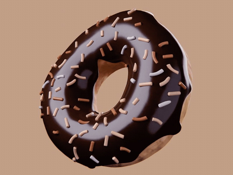 🍩 Tony's Donuts #05 - Choco Donut - NFT Collection 3d animation donut gif iron man marvel nft nft drop opensea sneptube tony stark