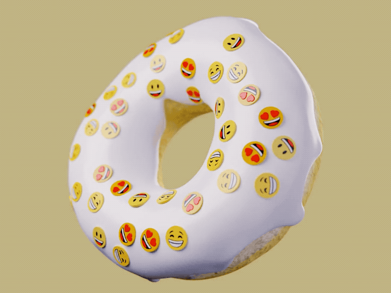 🍩 Tony's Donuts #10 - Emoji Donut - NFT Collection 3d animation donut iron man motion graphics nft opensea sneptube