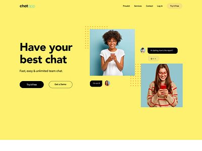 ChatApp | Landing page