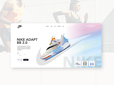 Nike | Redesign online store adobe photoshop adobe xd design minimal nike nike redesign nike shoes redesign sneakers trend uxui