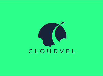 Cloudvel logo creativedesign illustrator art moderndesign