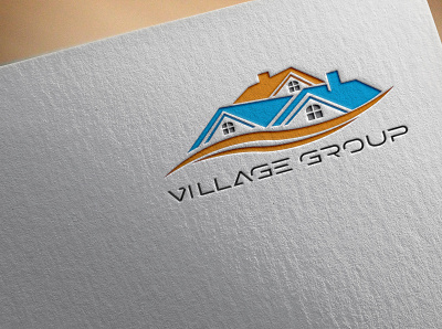 Realstate Village Housing Logo construction home house house logo housing housing service logo logodesign village