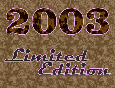 2003 Limited Edition adobe illustrator branding coreldraw coreldrawx7 logo design typography ui ux vector